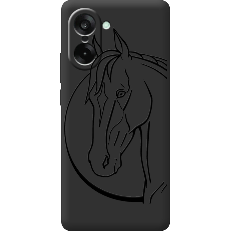 Чорний чохол BoxFace OnePlus Ace 5 Racing Horse
