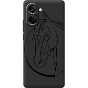 Чорний чохол BoxFace OnePlus Ace 5 Racing Horse