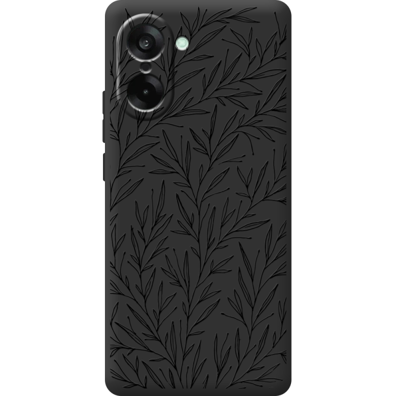 Чорний чохол BoxFace OnePlus Ace 5 Racing Leaves