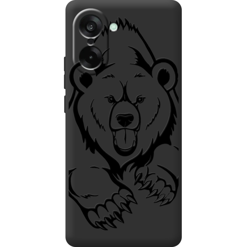 Чорний чохол BoxFace OnePlus Ace 5 Racing Grizzly Bear