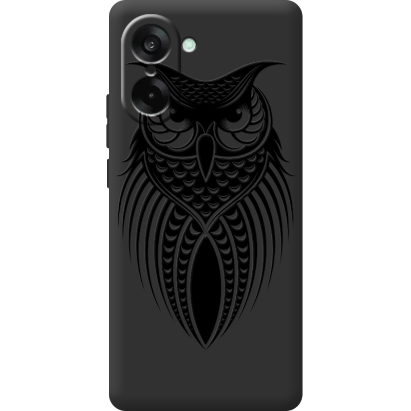 Чорний чохол BoxFace OnePlus Ace 5 Racing Owl