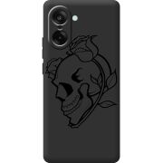 Чорний чохол BoxFace OnePlus Ace 5 Racing Skull and Roses