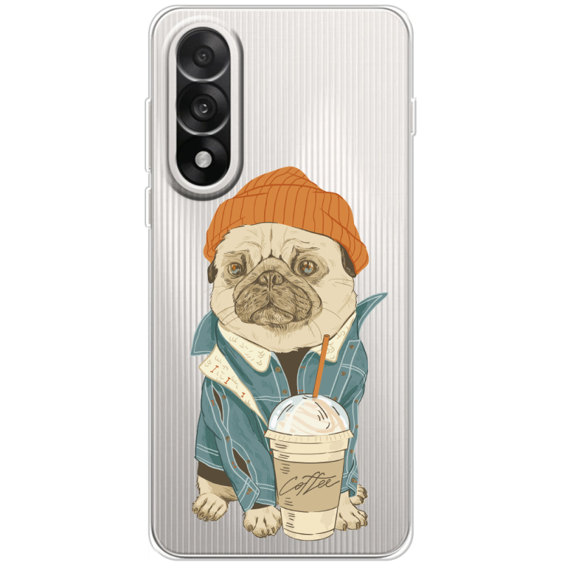 Прозорий чохол BoxFace OnePlus Ace 5 Ultra Dog Coffeeman