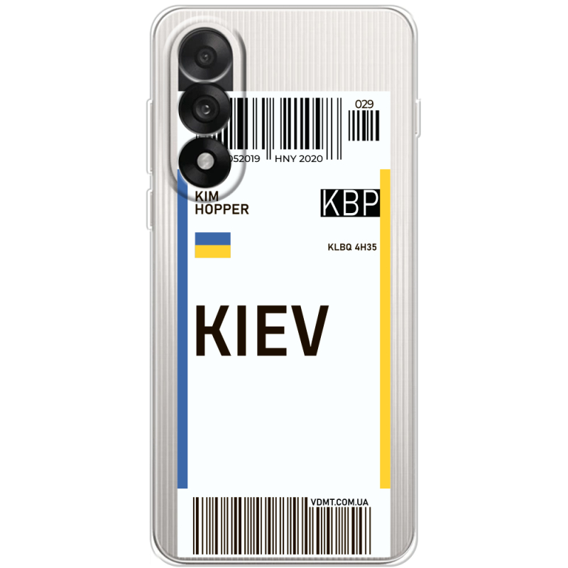 Прозорий чохол BoxFace OnePlus Ace 5 Ultra Ticket Kiev