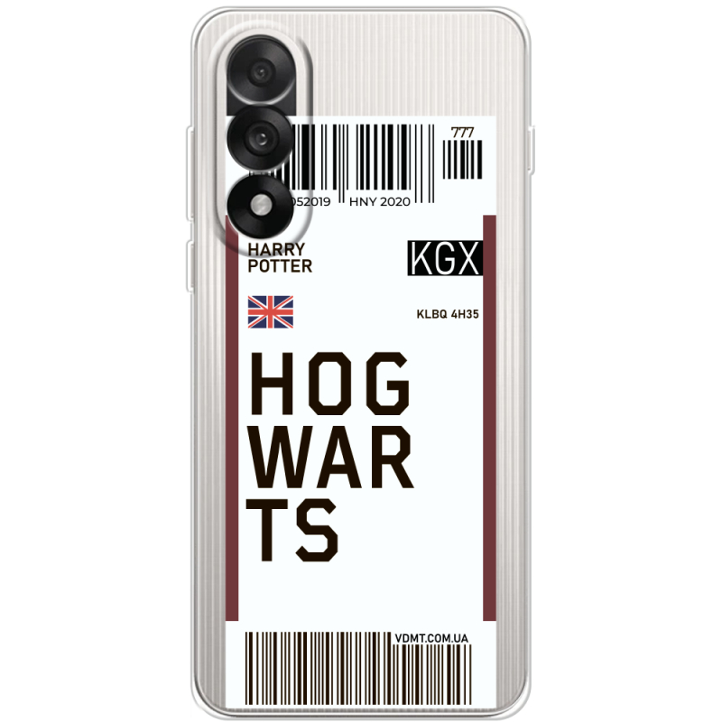 Прозорий чохол BoxFace OnePlus Ace 5 Ultra Ticket Hogwarts