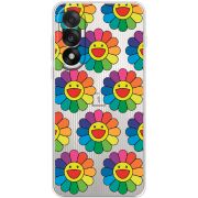 Прозорий чохол BoxFace OnePlus Ace 5 Ultra Hippie Flowers