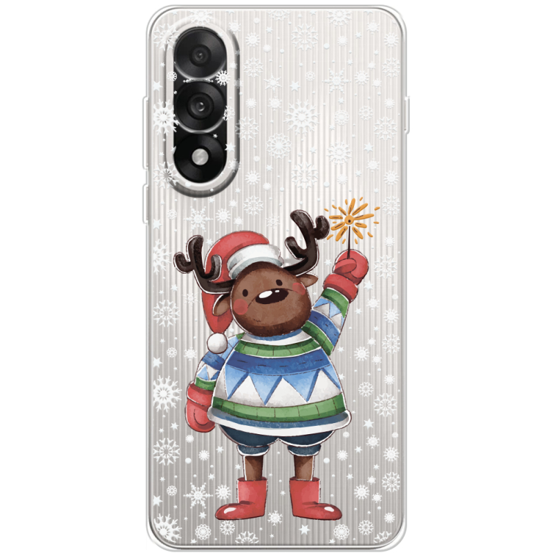 Прозорий чохол BoxFace OnePlus Ace 5 Ultra Christmas Deer with Snow