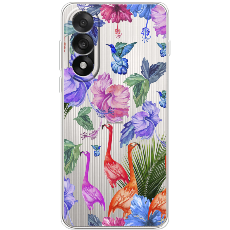 Прозорий чохол BoxFace OnePlus Ace 5 Ultra Flamingo