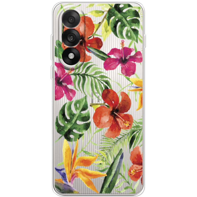 Прозорий чохол BoxFace OnePlus Ace 5 Ultra Tropical Flowers