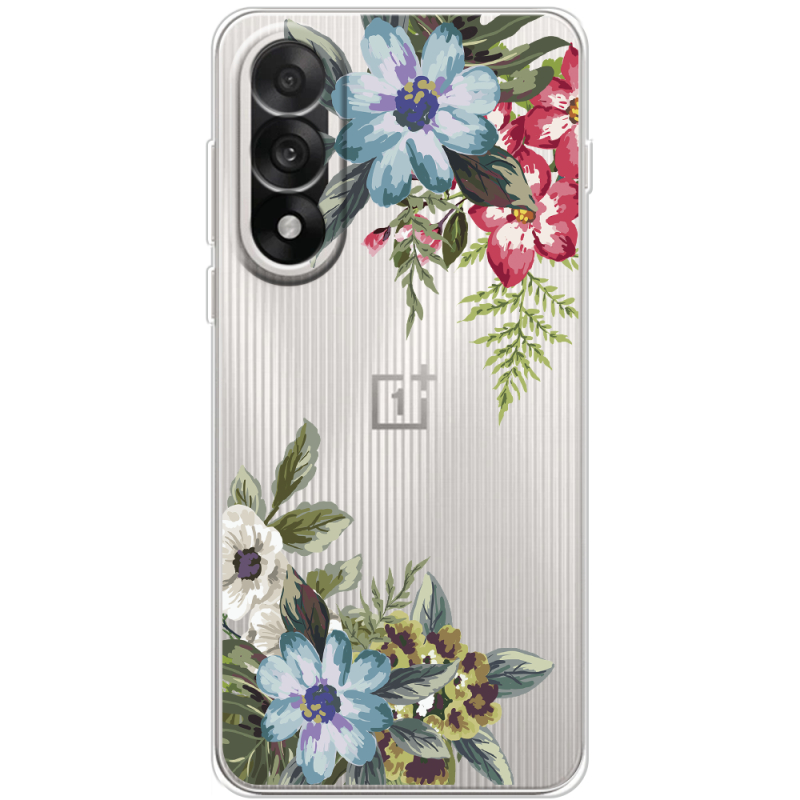 Прозорий чохол BoxFace OnePlus Ace 5 Ultra Floral