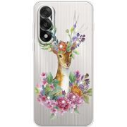Чохол зі стразами OnePlus Ace 5 Ultra Deer with flowers