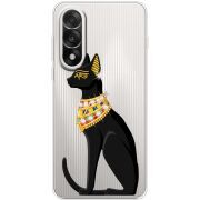 Чохол зі стразами OnePlus Ace 5 Ultra Egipet Cat