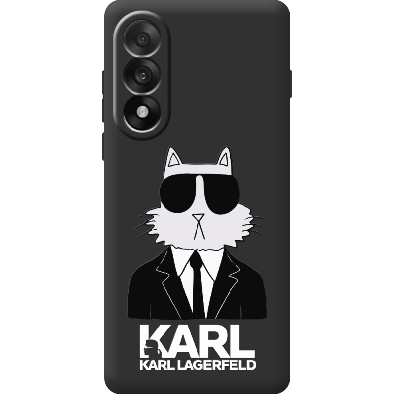 Чорний чохол BoxFace OnePlus Ace 5 Ultra Cat in Black