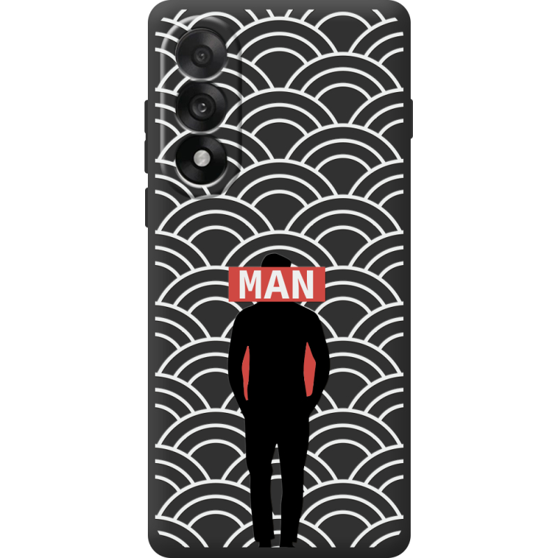 Чорний чохол BoxFace OnePlus Ace 5 Ultra Man Pattern