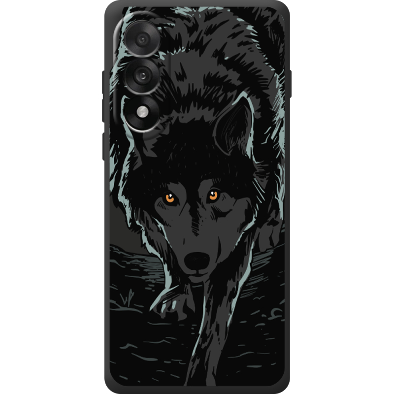 Чорний чохол BoxFace OnePlus Ace 5 Ultra Wolf