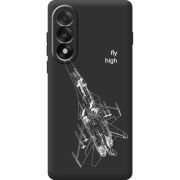 Чорний чохол BoxFace OnePlus Ace 5 Ultra Військовий літак