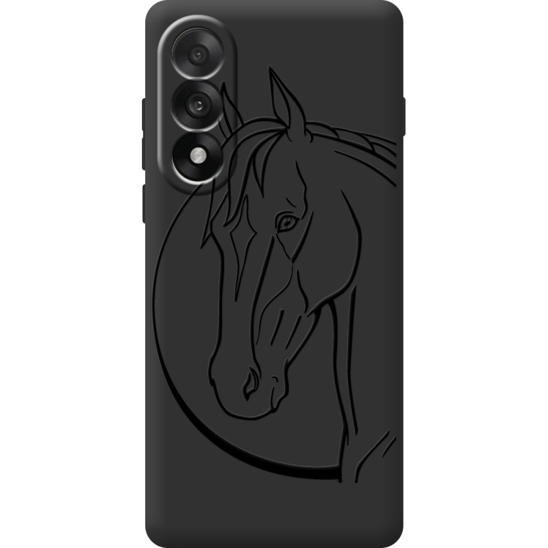 Чорний чохол BoxFace OnePlus Ace 5 Ultra Horse