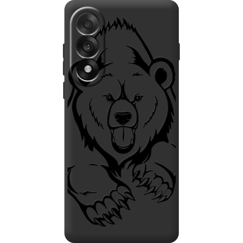 Чорний чохол BoxFace OnePlus Ace 5 Ultra Grizzly Bear