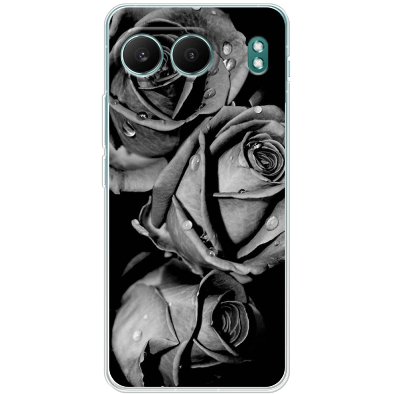Чохол BoxFace OnePlus Nord 4 Black and White Roses