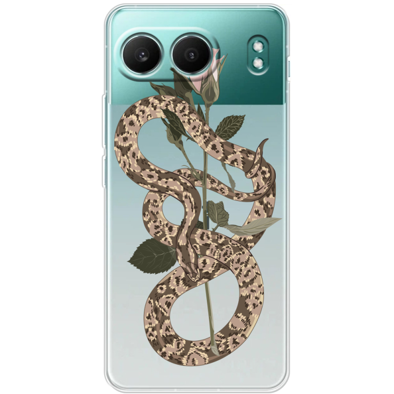 Прозорий чохол BoxFace OnePlus Nord 4 Glamor Snake