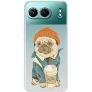 Прозорий чохол BoxFace OnePlus Nord 4 Dog Coffeeman