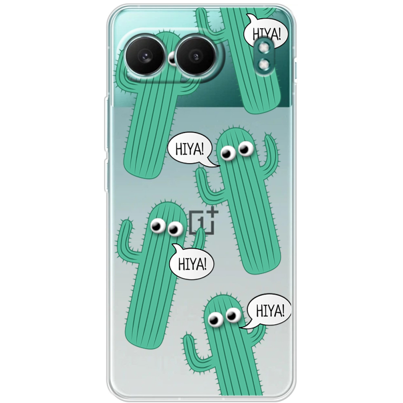 Прозорий чохол BoxFace OnePlus Nord 4 с 3D-глазками HIYA