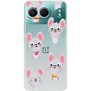 Прозорий чохол BoxFace OnePlus Nord 4 с 3D-глазками Mouse