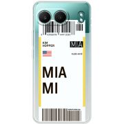 Прозорий чохол BoxFace OnePlus Nord 4 Ticket Miami