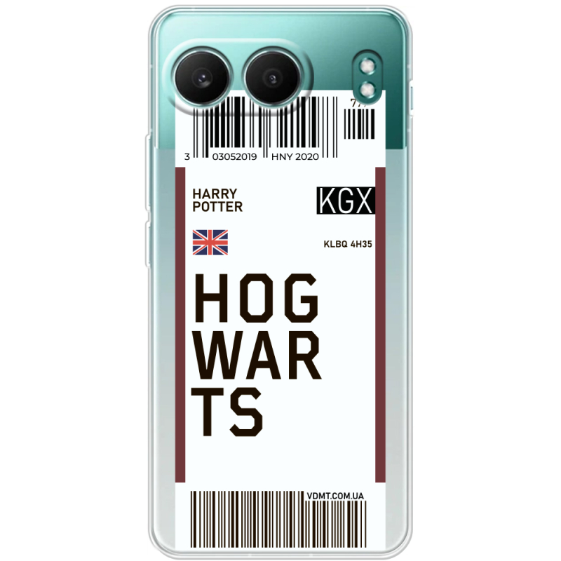 Прозорий чохол BoxFace OnePlus Nord 4 Ticket Hogwarts