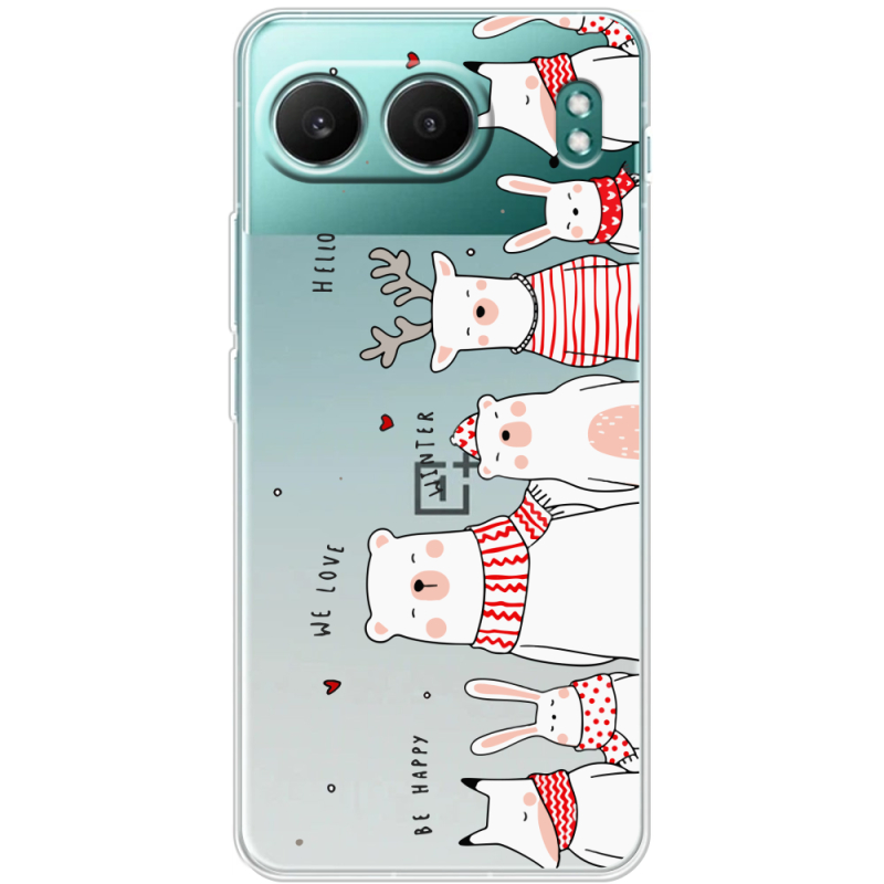 Прозорий чохол BoxFace OnePlus Nord 4 The Friendly Beasts