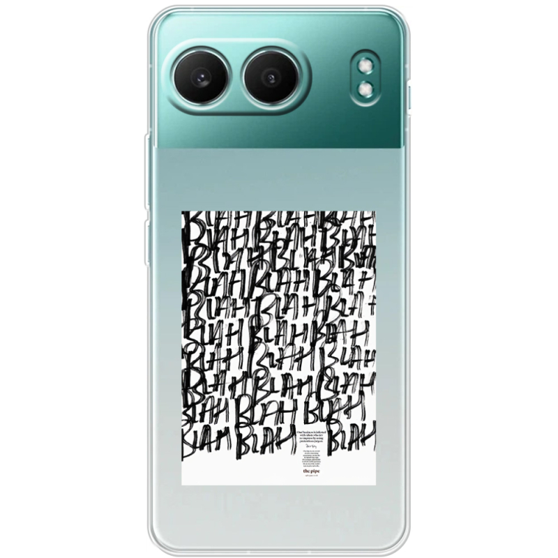 Прозорий чохол BoxFace OnePlus Nord 4 Blah Blah