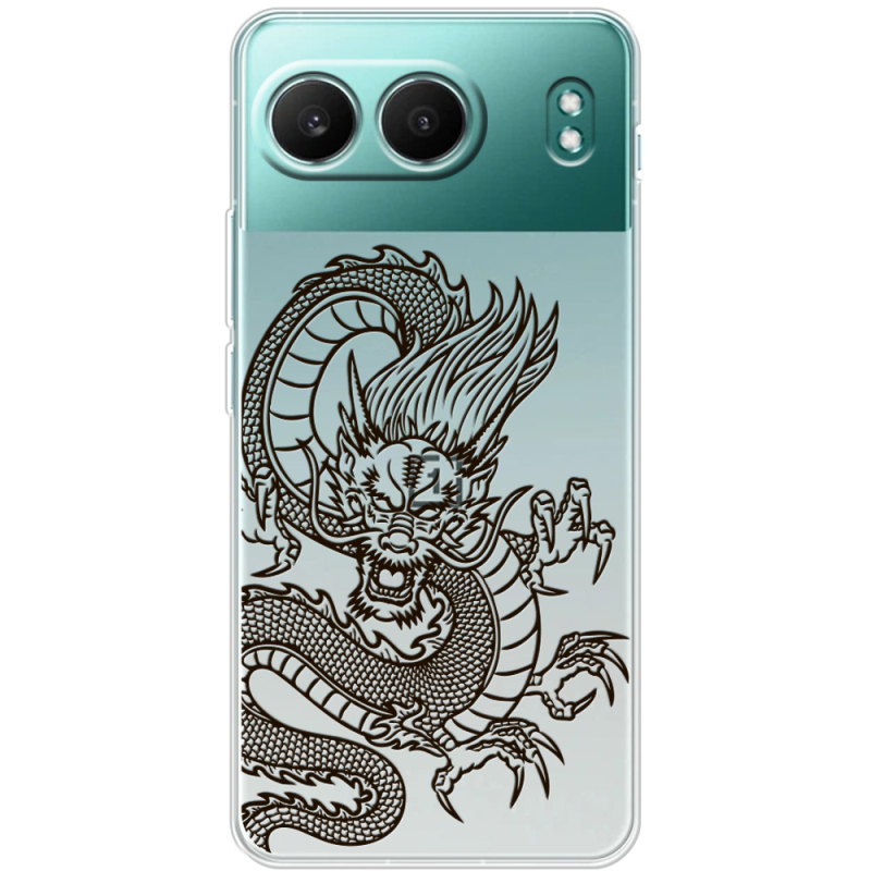 Прозорий чохол BoxFace OnePlus Nord 4 Chinese Dragon