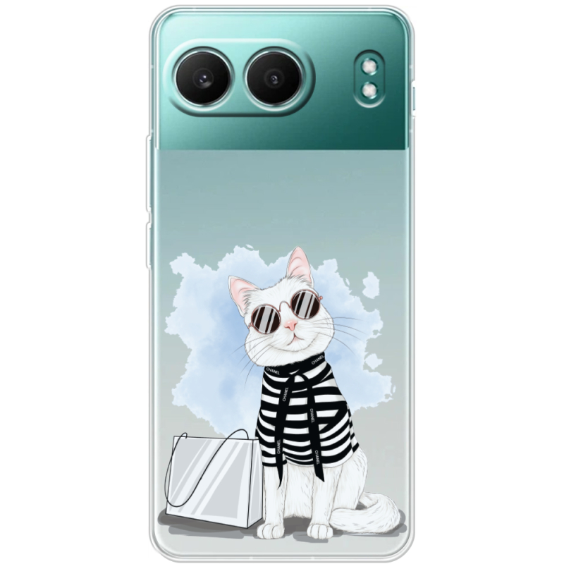 Прозорий чохол BoxFace OnePlus Nord 4 Cat Style