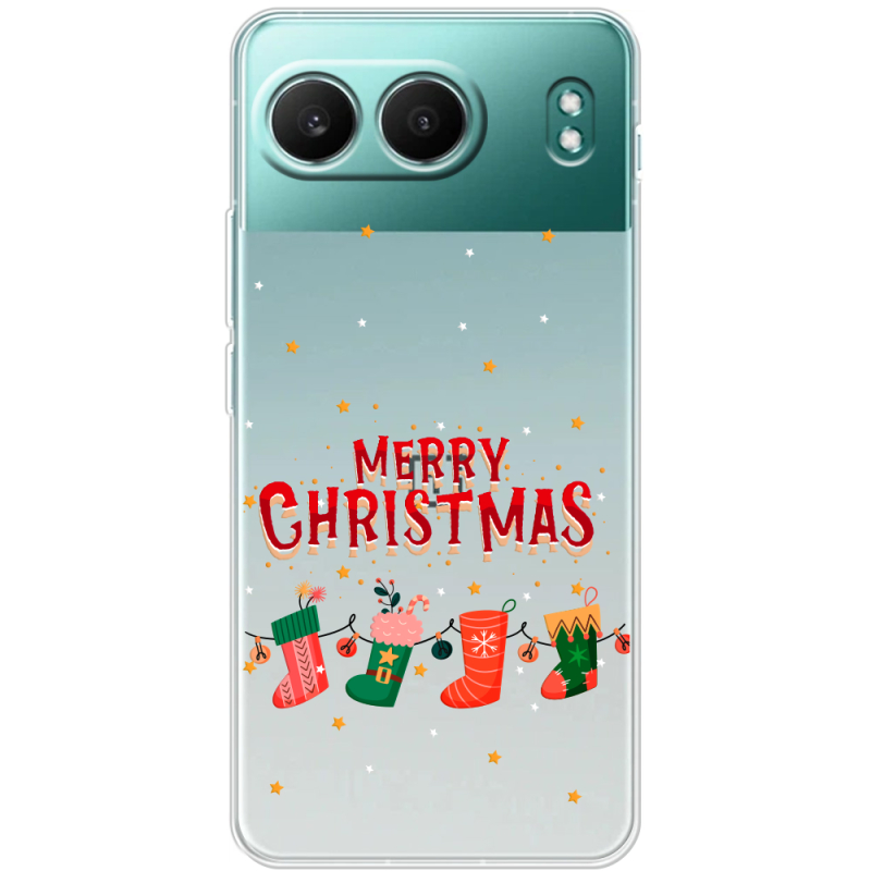 Прозорий чохол BoxFace OnePlus Nord 4 Merry Christmas