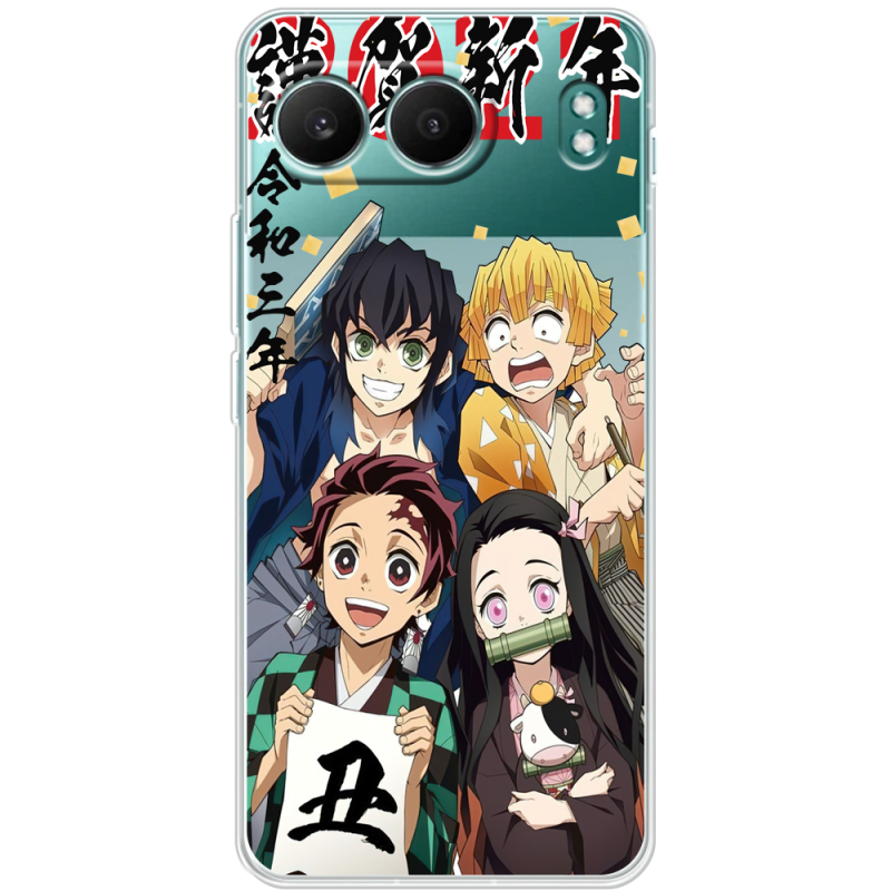 Прозорий чохол BoxFace OnePlus Nord 4 Незуко та друзі