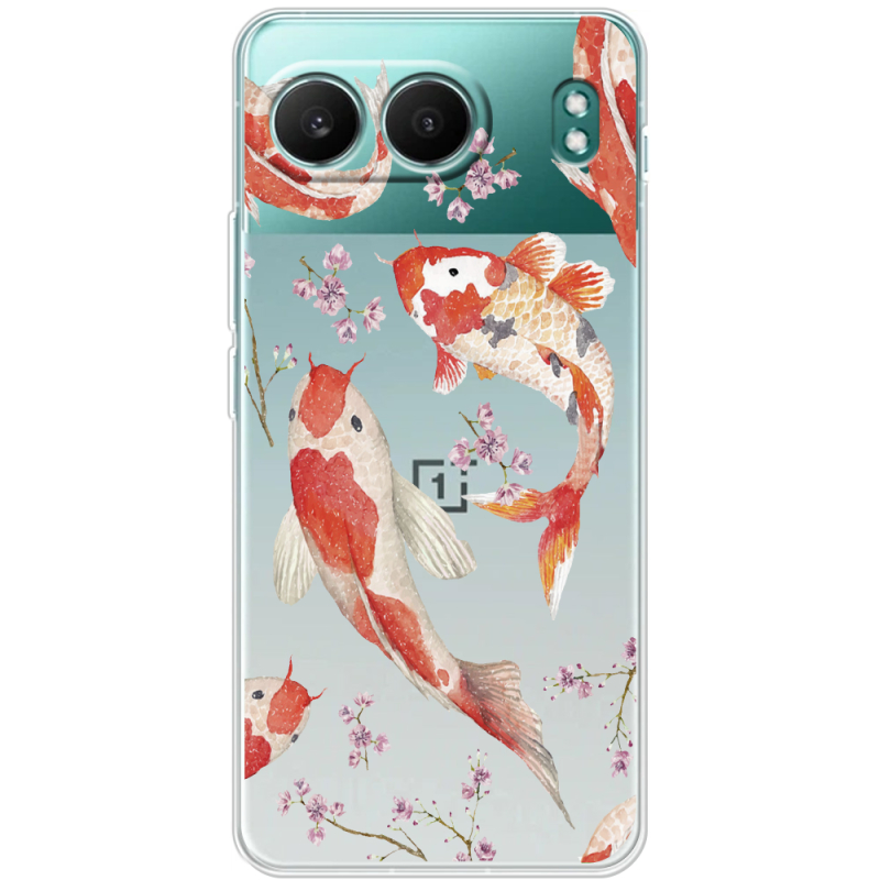 Прозорий чохол BoxFace OnePlus Nord 4 Japanese Koi Fish