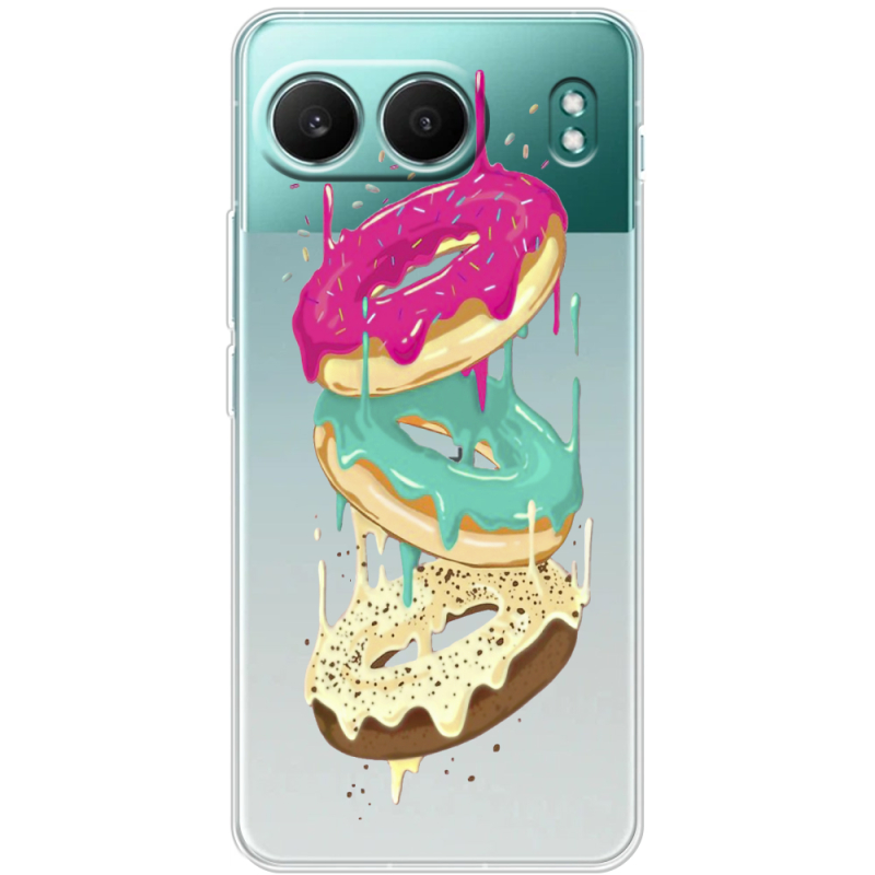 Прозорий чохол BoxFace OnePlus Nord 4 Donuts