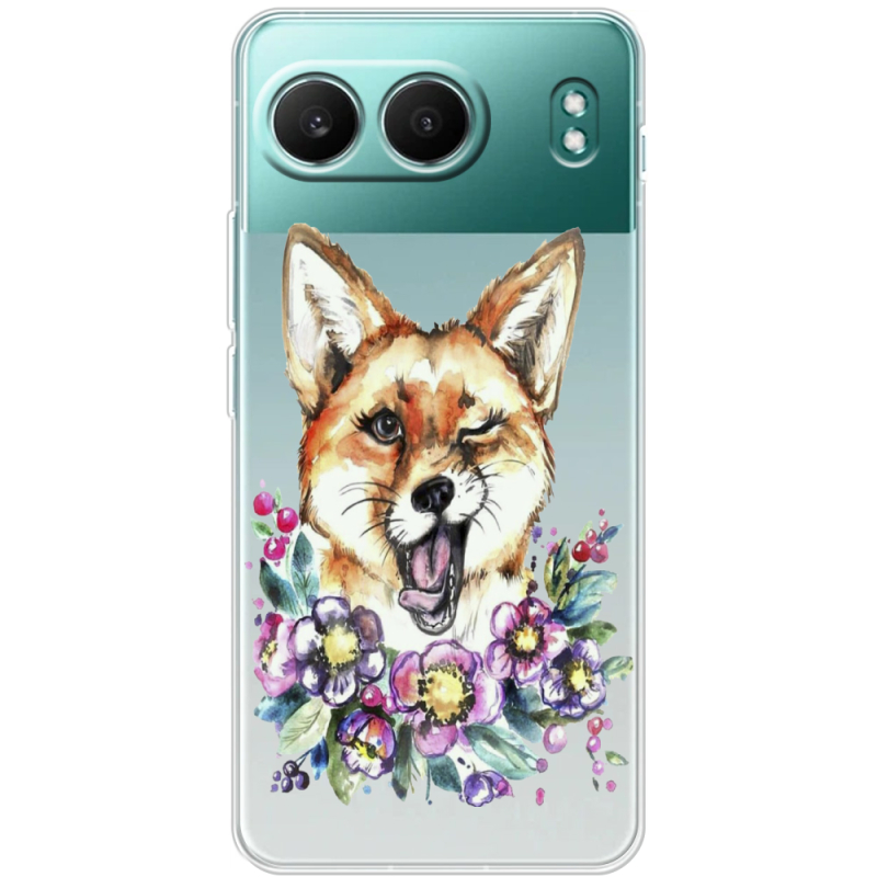 Прозорий чохол BoxFace OnePlus Nord 4 Winking Fox