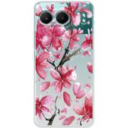 Прозорий чохол BoxFace OnePlus Nord 4 Pink Magnolia