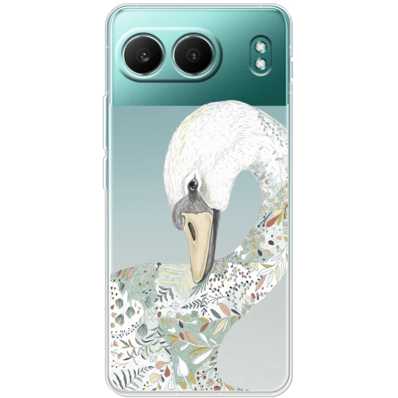 Прозорий чохол BoxFace OnePlus Nord 4 Swan