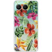 Прозорий чохол BoxFace OnePlus Nord 4 Tropical Flowers