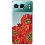 Прозорий чохол BoxFace OnePlus Nord 4 Red Poppies
