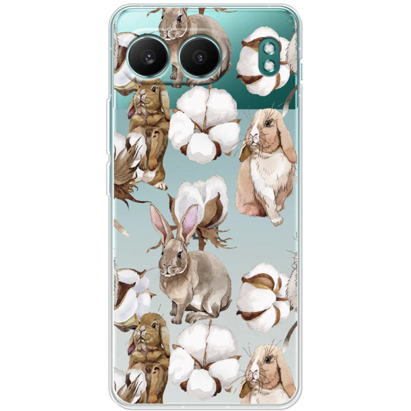 Прозорий чохол BoxFace OnePlus Nord 4 Cotton and Rabbits