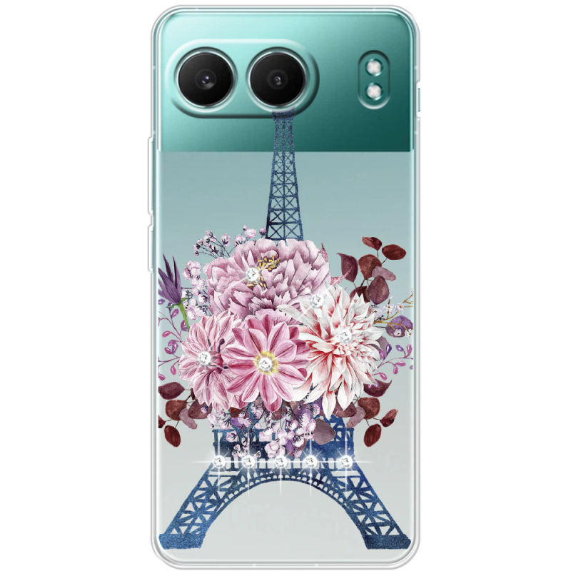 Чохол зі стразами OnePlus Nord 4 Eiffel Tower