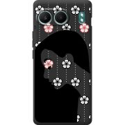 Чорний чохол BoxFace OnePlus Nord 4 Flower Hair