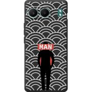 Чорний чохол BoxFace OnePlus Nord 4 Man Pattern