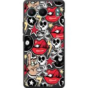 Чорний чохол BoxFace OnePlus Nord 4 Rock Graffiti