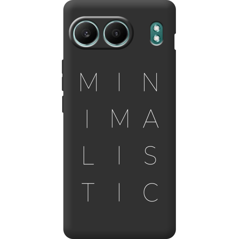 Чорний чохол BoxFace OnePlus Nord 4 Minimalistic