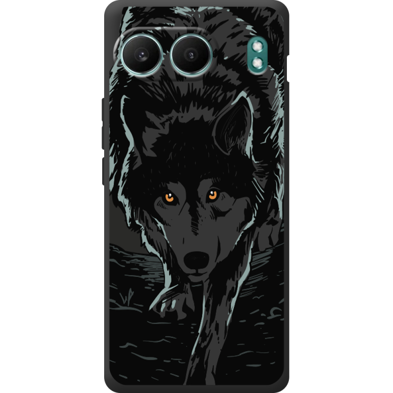 Чорний чохол BoxFace OnePlus Nord 4 Wolf