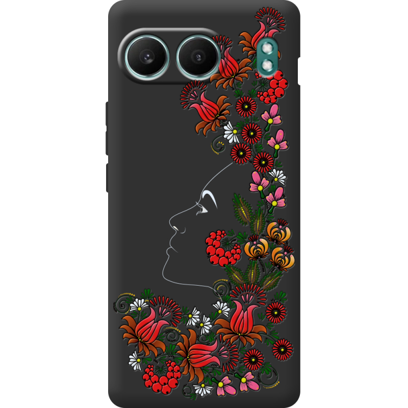 Чорний чохол BoxFace OnePlus Nord 4 3D Ukrainian Muse
